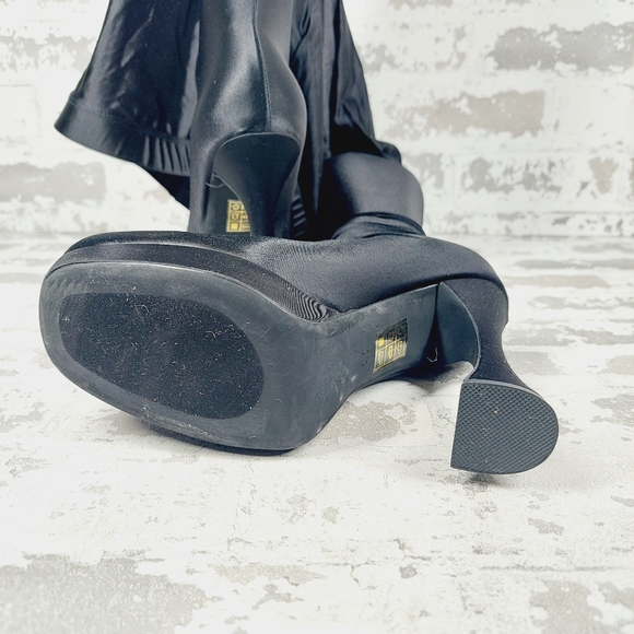 New Jeffrey Campbell Women's Pantalones High Heel Platform Pant Boots E517 - Picture 9 of 16